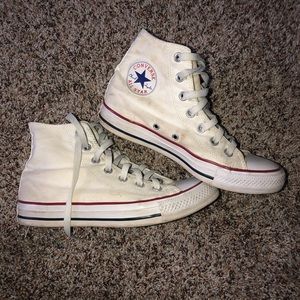 white high top converse